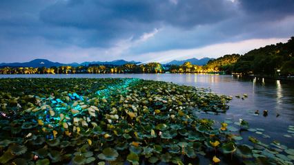杭州西湖夜景
