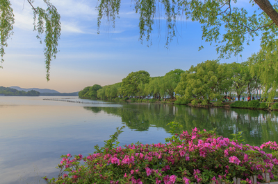 美丽西湖苏堤春晓