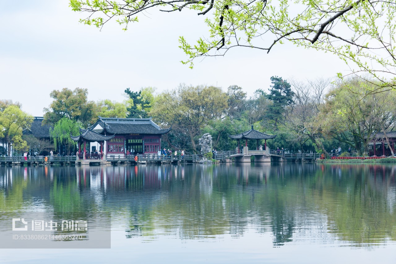 杭州西湖景区小瀛洲三潭印月