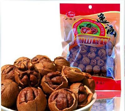 批发【小涵子】干果食品 临安手剥山核桃 大子 椒盐味250g