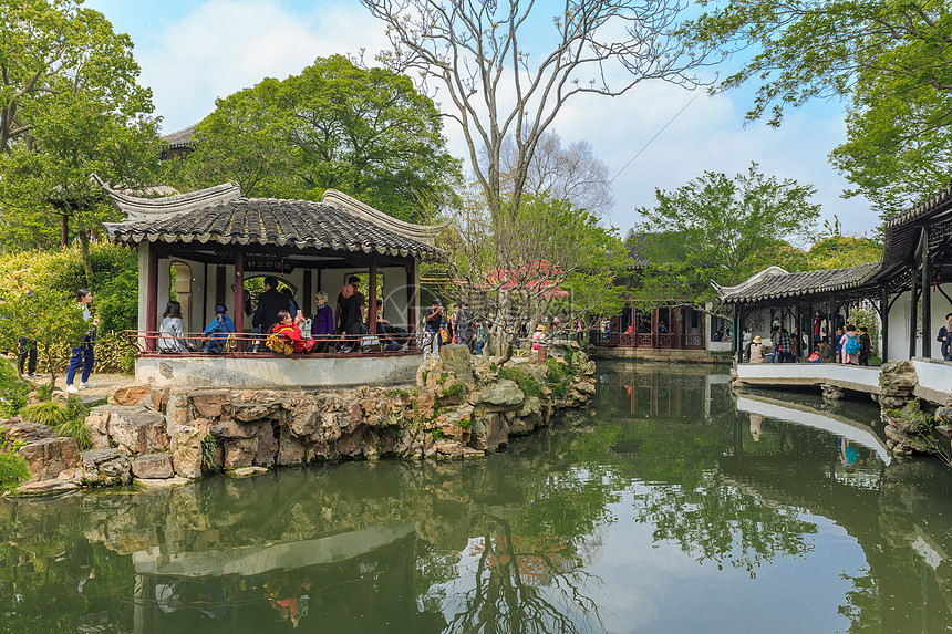 苏州著名旅游景点拙政园图片素材_免费下载_jpg图片格式_VRF高清图片501258683
